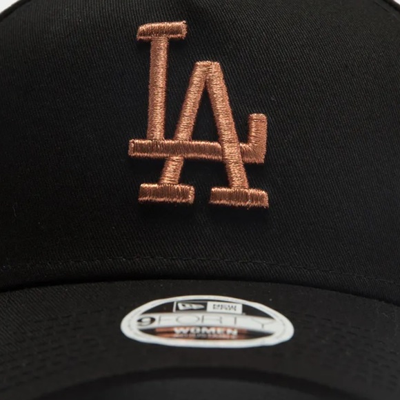 NWT New Era Rose gold LA Dodgers hat black cap adjustable Los Angeles li… - Picture 2 of 6